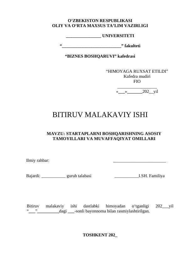 Startaplarni boshqarishning asosiy tamoyillari va muvaffaqiyat omillari