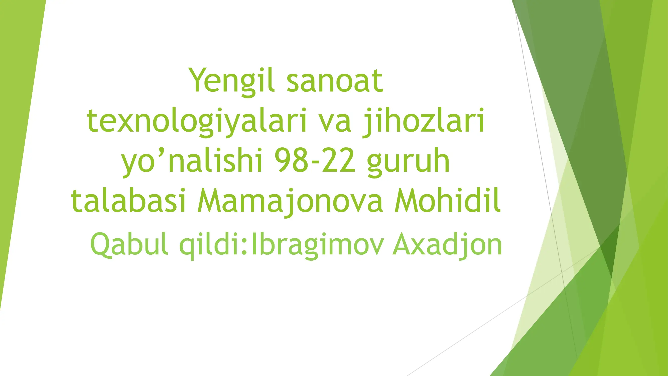 Chigitli paxtani qabul qilib oluvchi va uzatib beruvchi transport vositalari