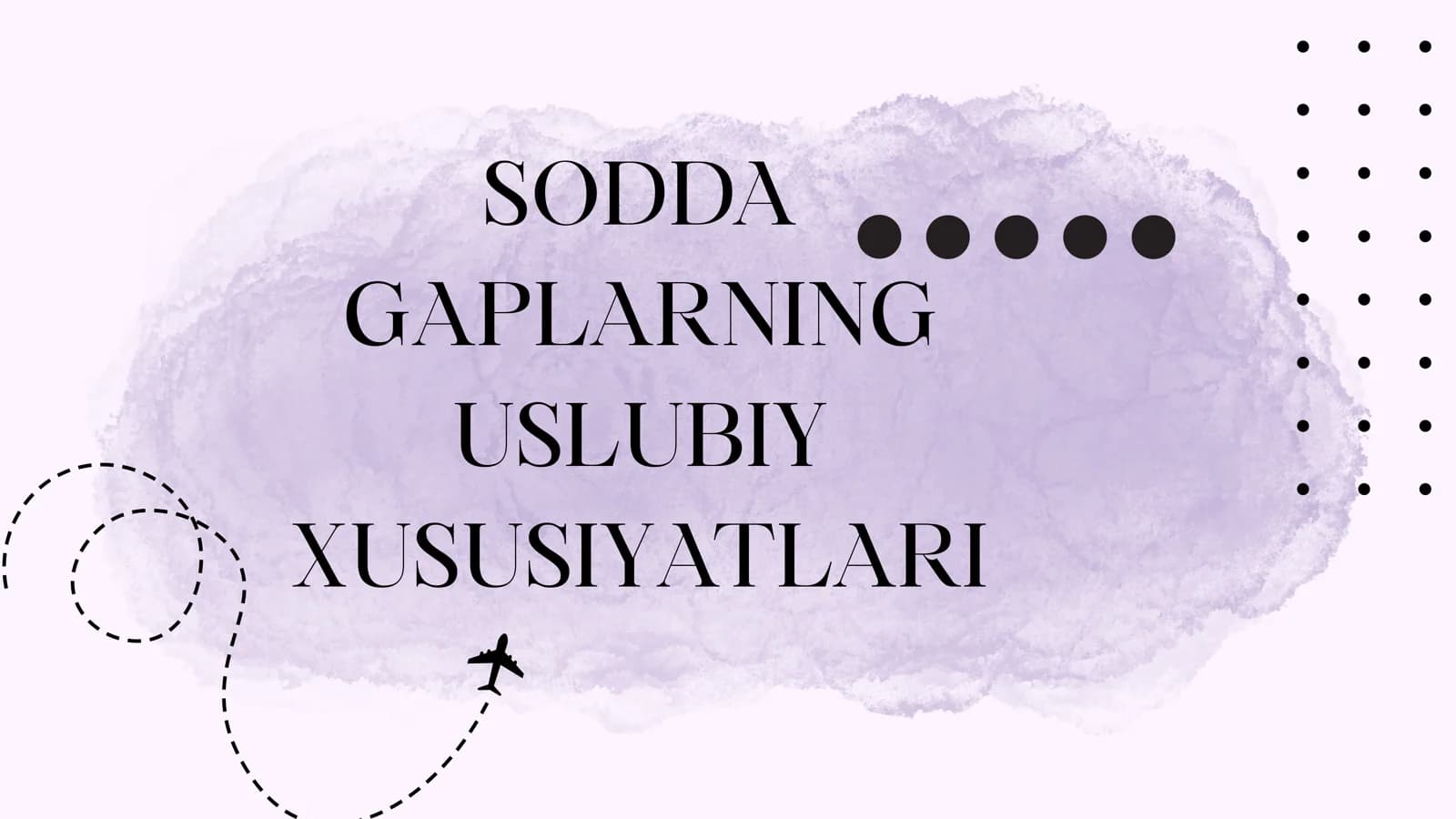 Sodda gap va uning xususiyatlari