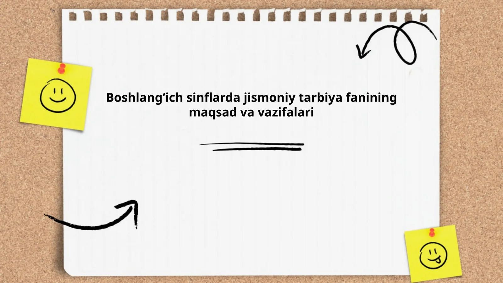 Boshlangʻich sinflarda jismoniy tarbiya fanining maqsad va vazifalari