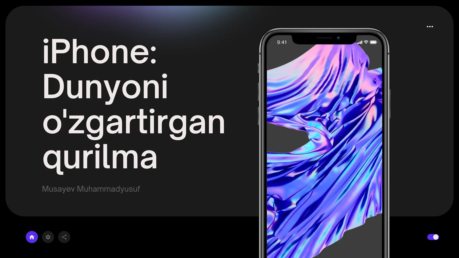iPhone: Dunyoni o'zgartirgan qurilma