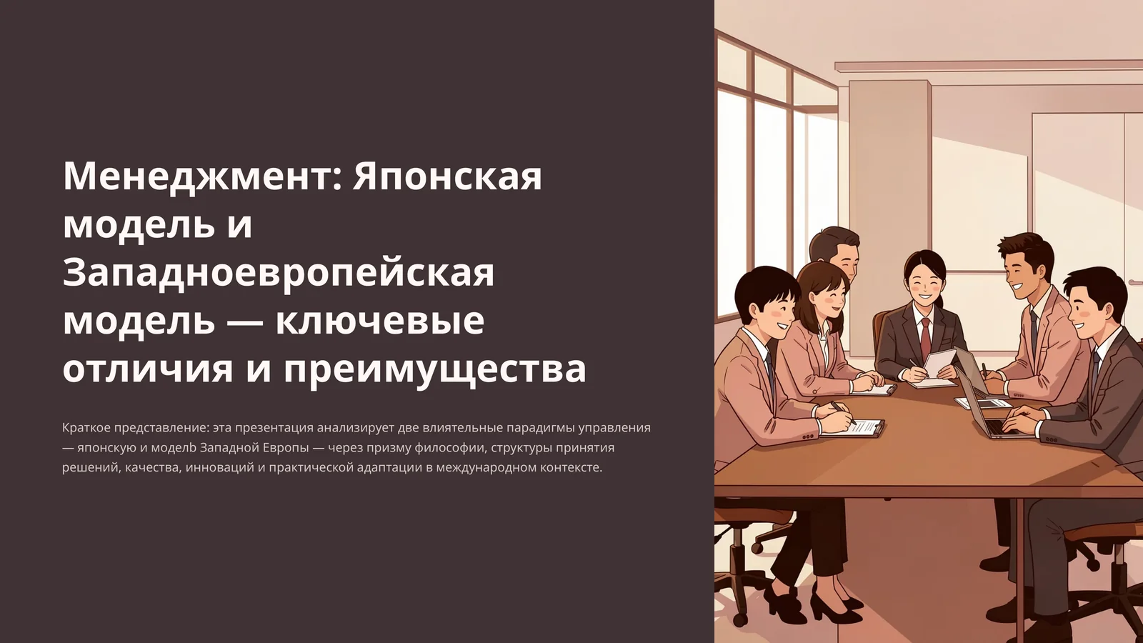 Менеджмент: Японская модель и Западноевропейская модель — ключевые отличия и преимущества