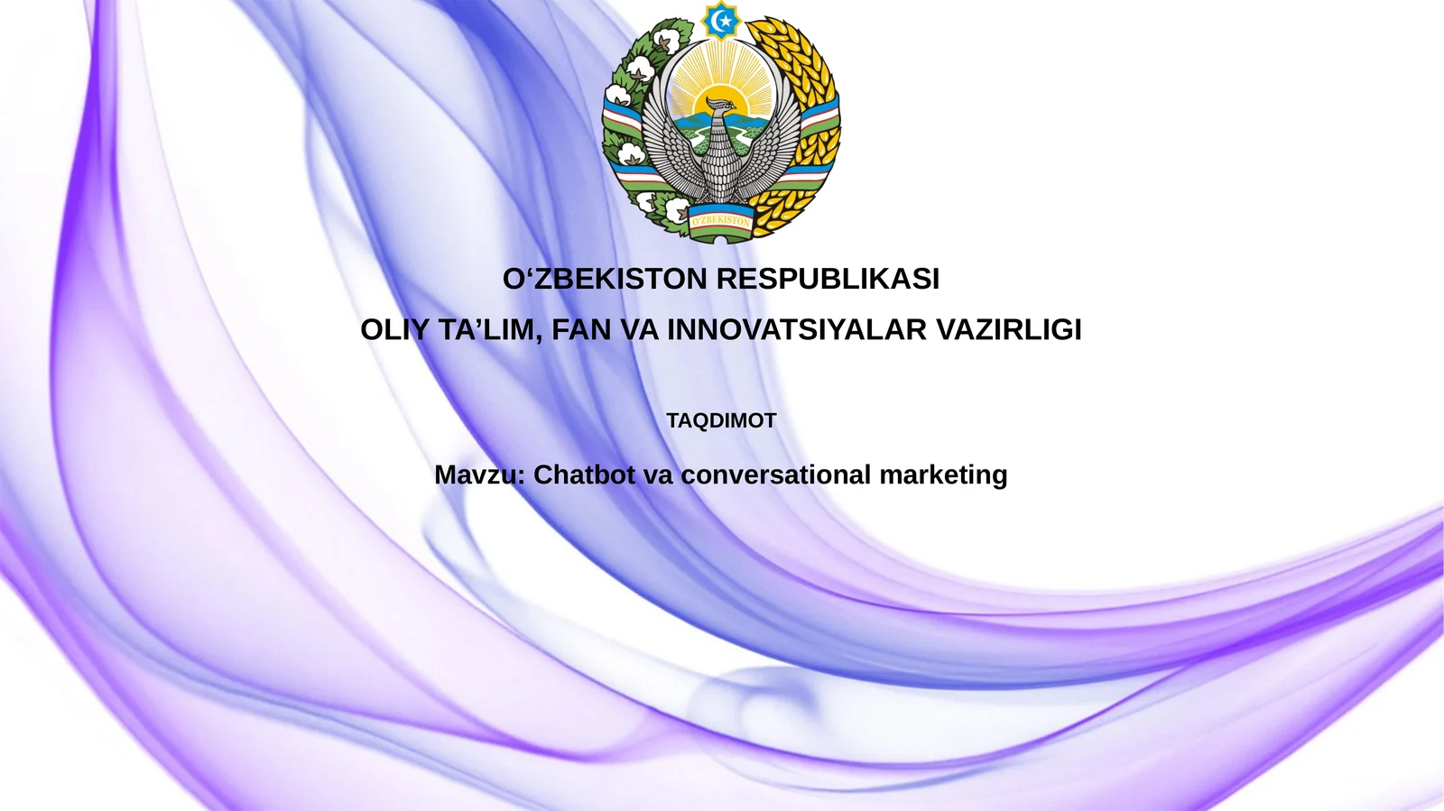 Chatbotlar va Konversatsion Marketing