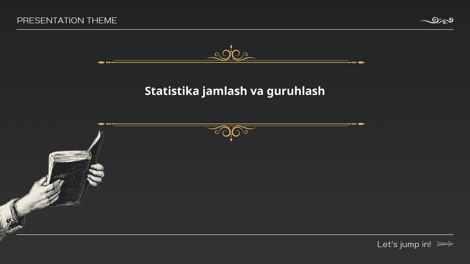 Statistika jamlash va guruhlash