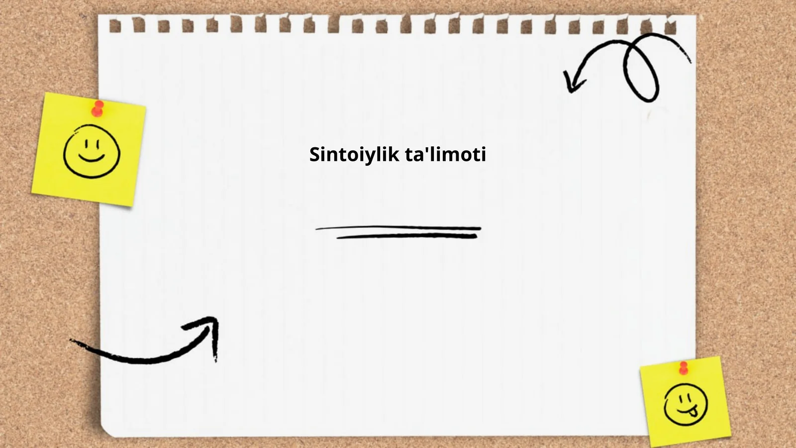 Sintoiylik ta'limoti
