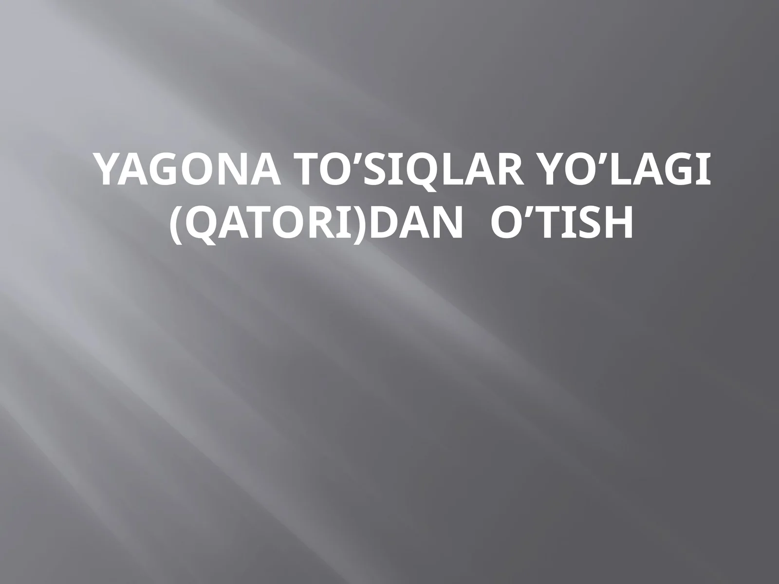 TRANSHEYAGA TUSHIB GARANT ULOQTIRISH