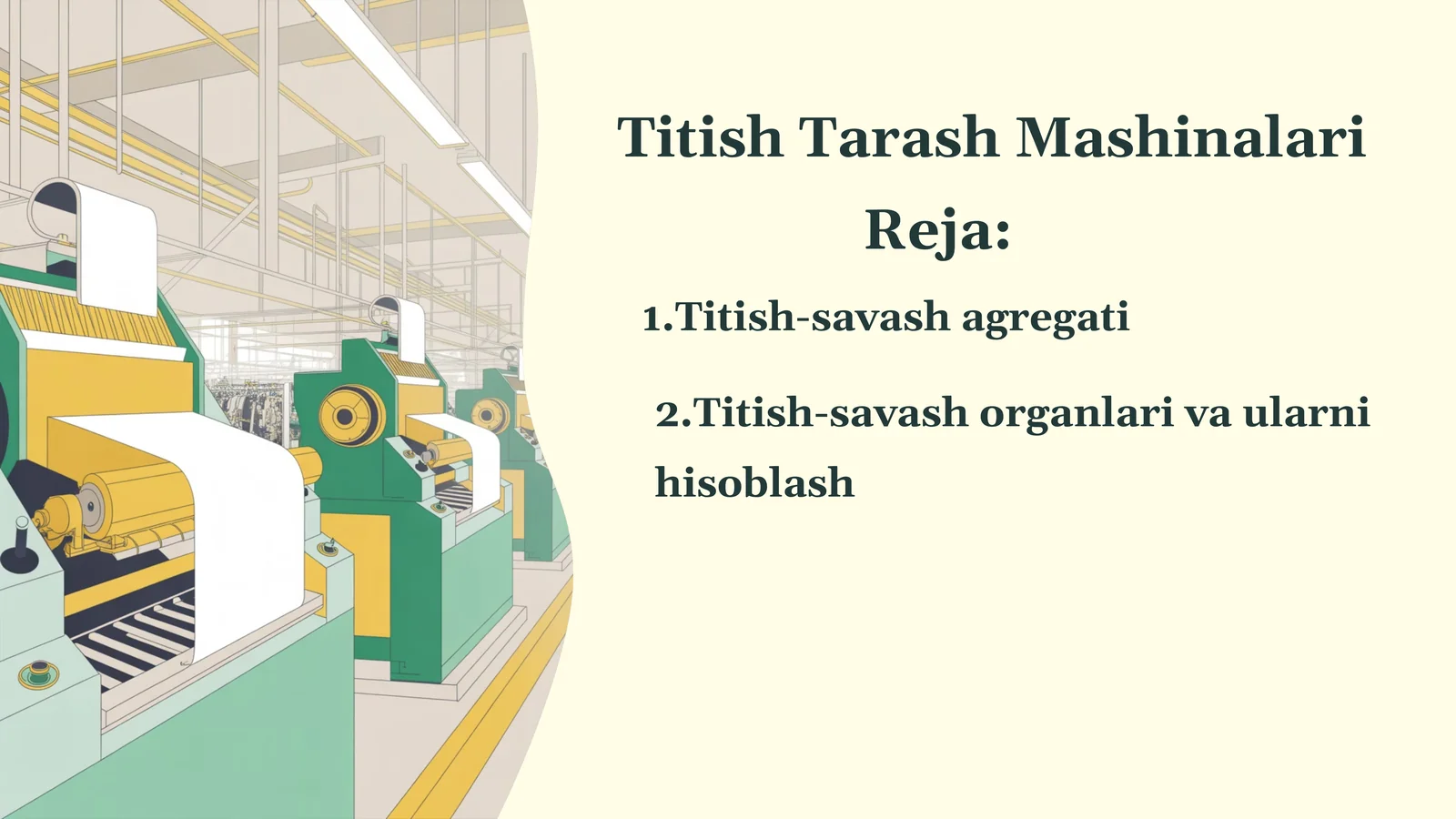 Titish Tarash Mashinalari