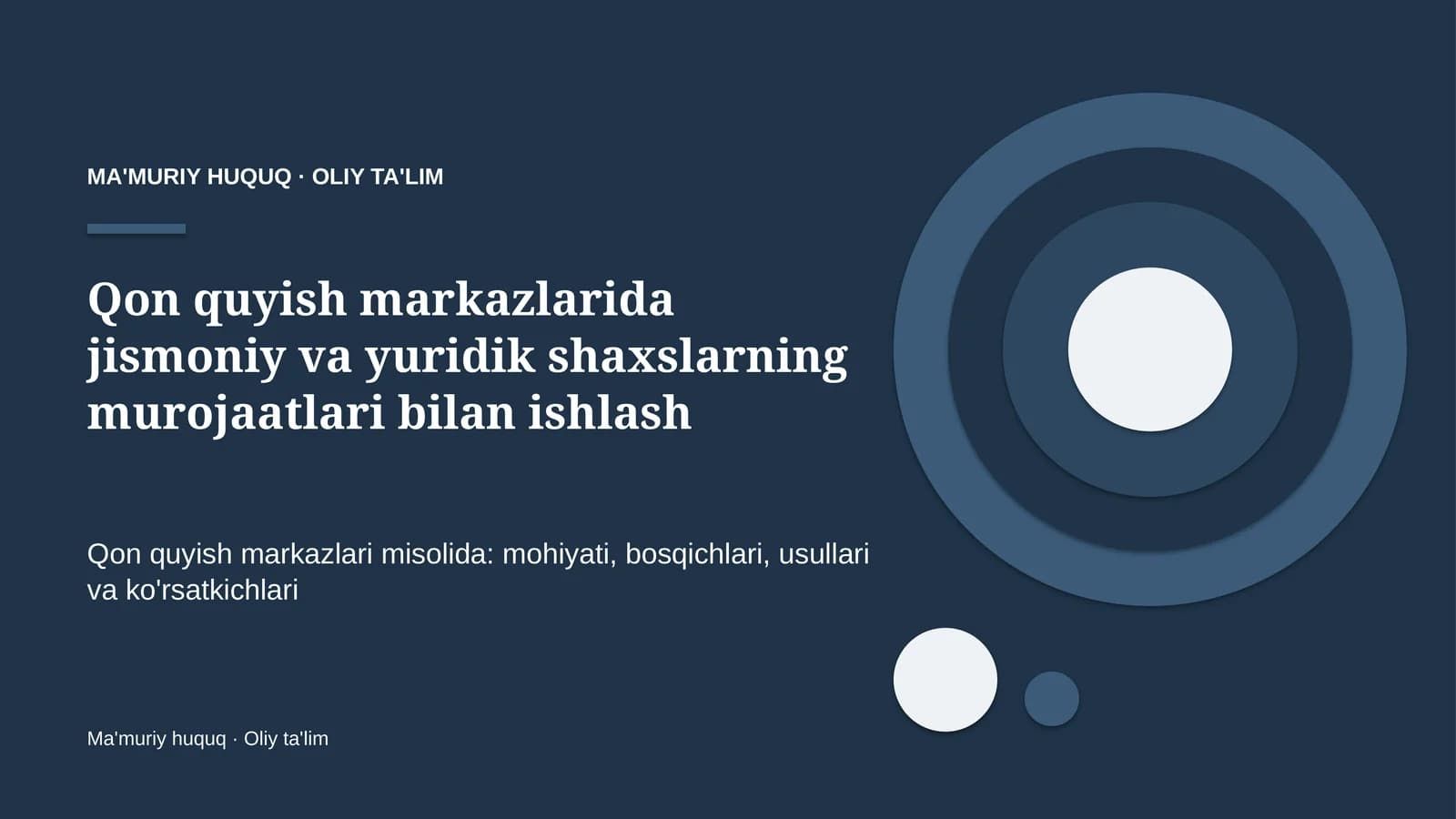 Qon quyish markazlarida jismoniy va yuridik shaxslarning murojaatlari bilan ishlash