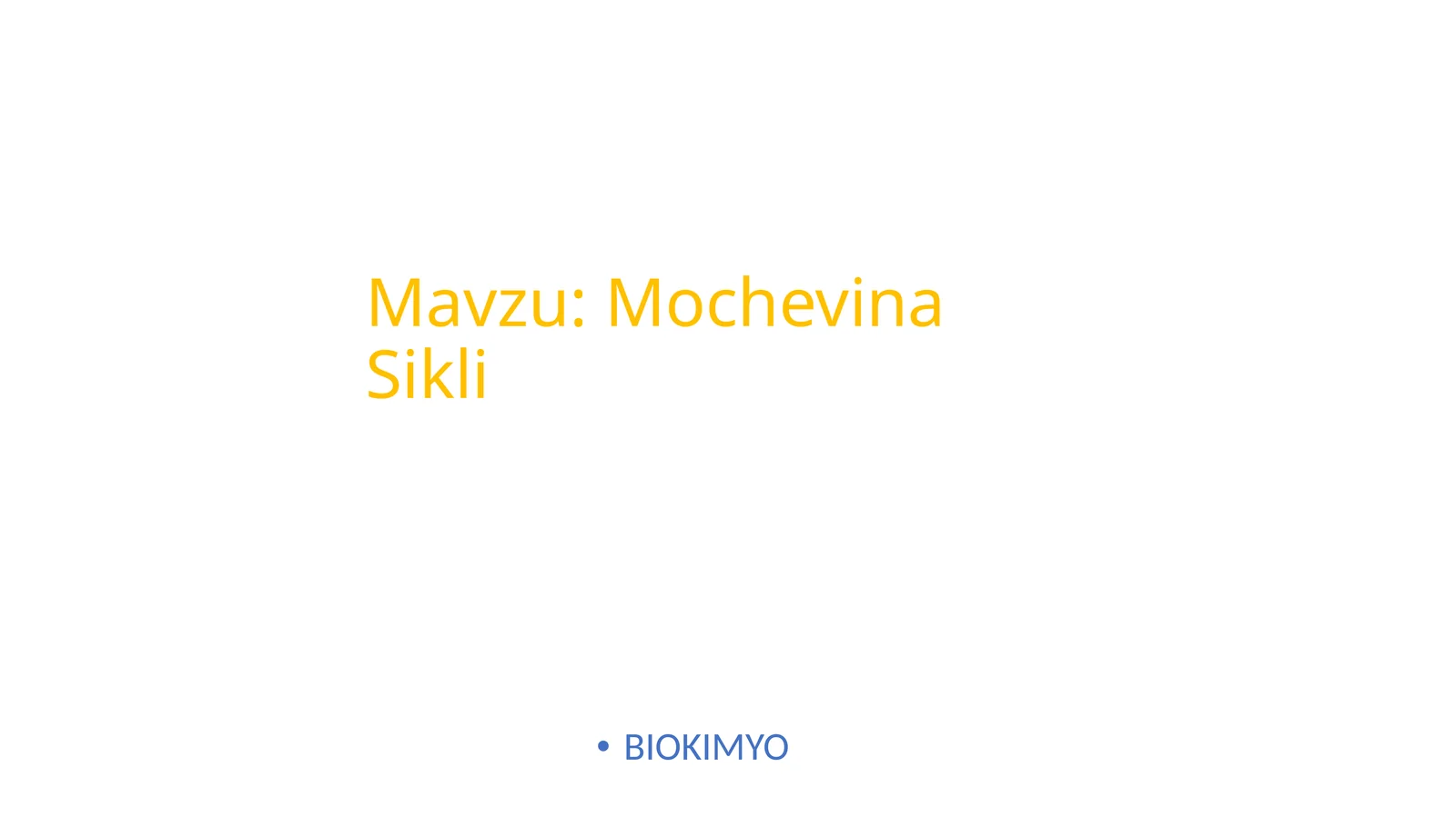 Mochevina Sikli