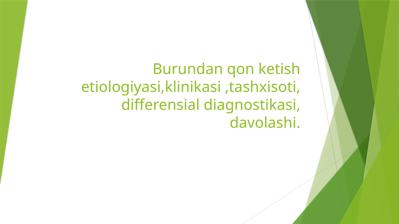 Burundan qon ketishi