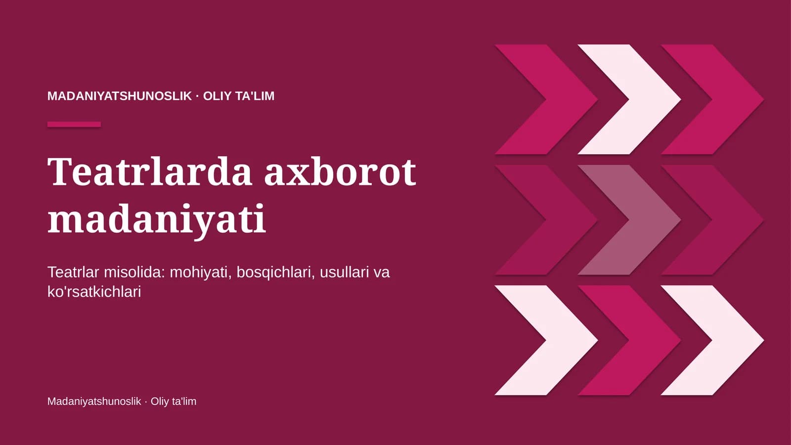 [Teatrlarda axborot madaniyati]