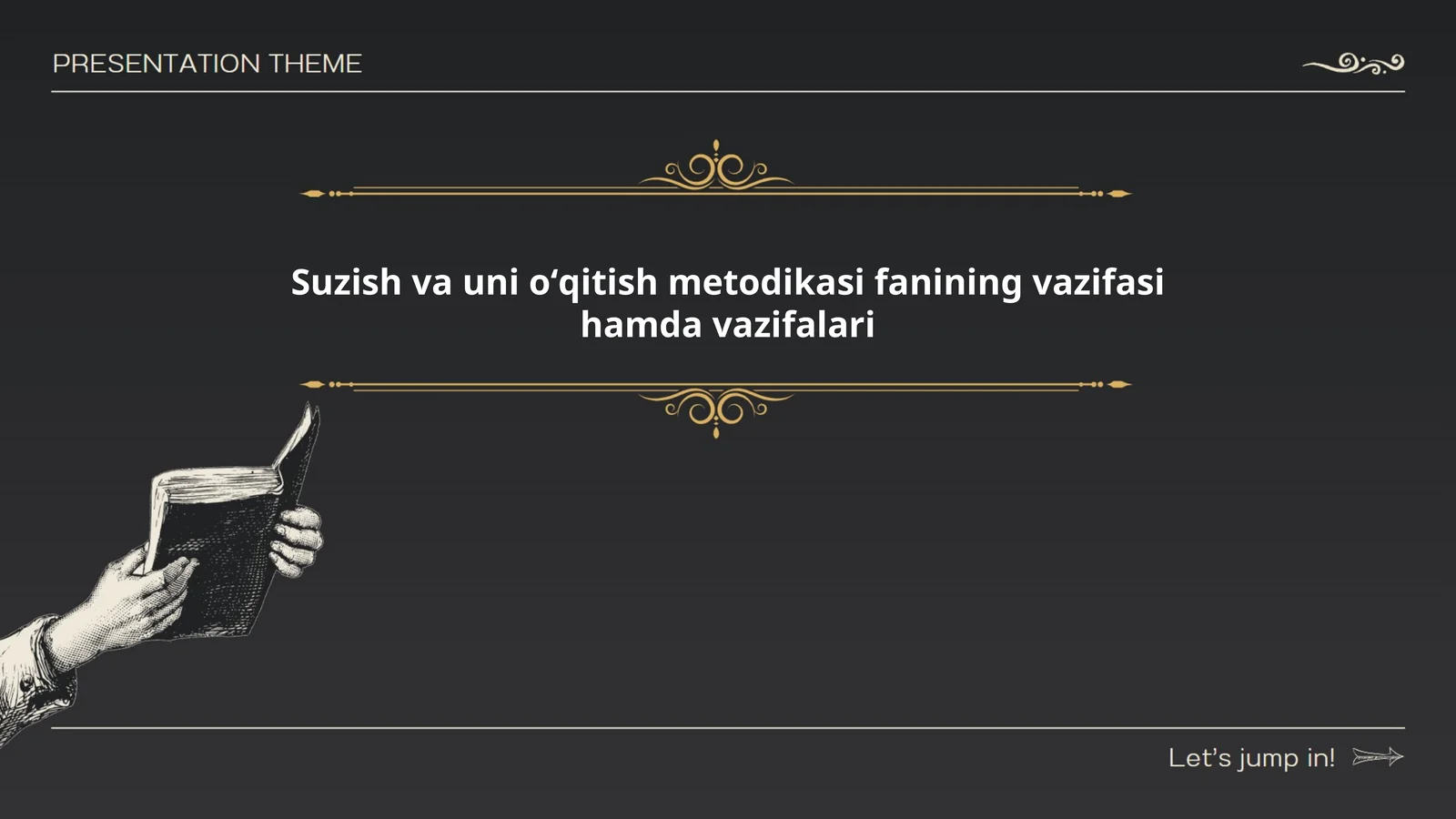 Suzish va uni oʻqitish metodikasi fanining vazifasi hamda vazifalari