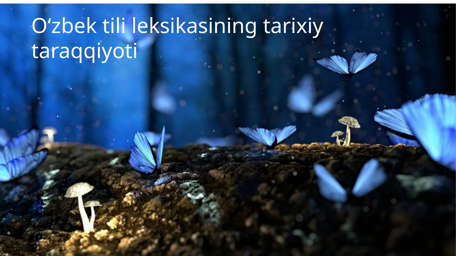 Oʻzbek tili leksikasining tarixiy taraqqiyoti