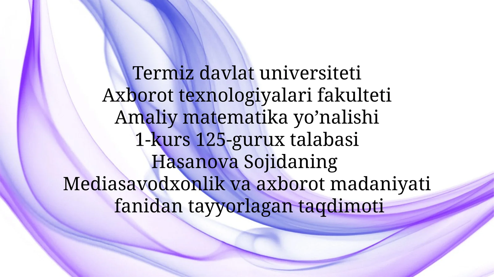 Media savodxonlikni rivojlantirish yo'llari