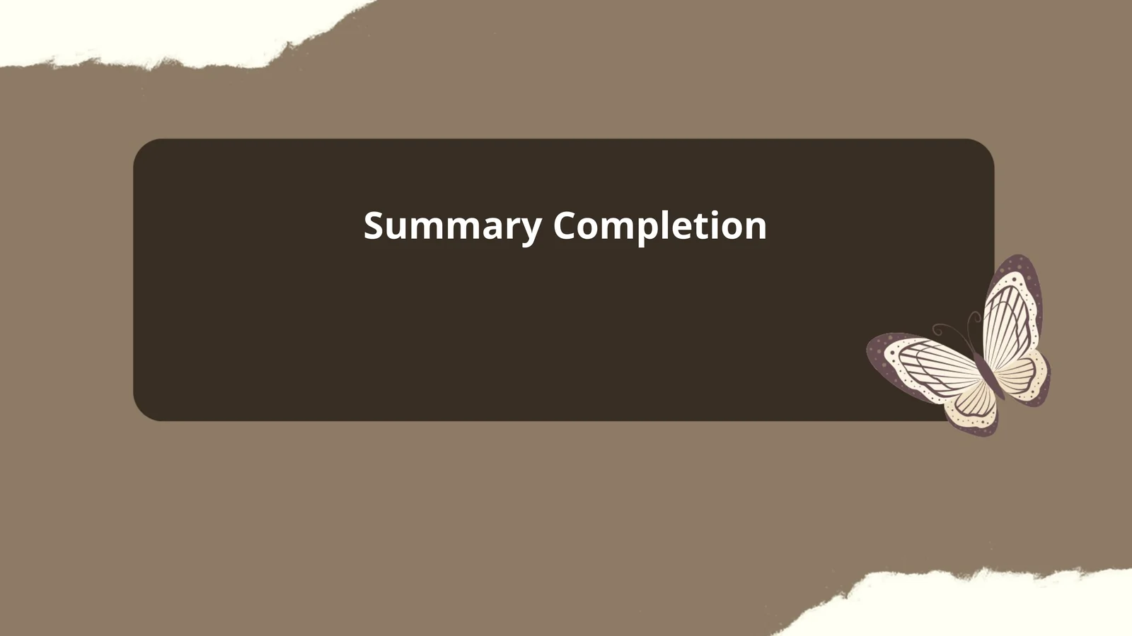 Summary Completion