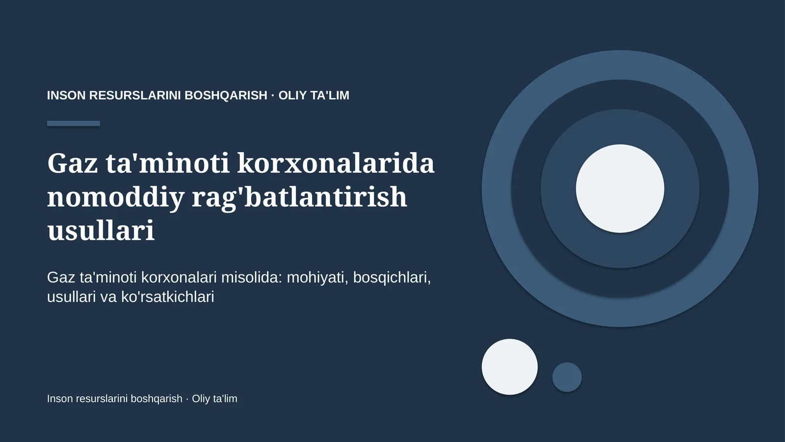Gaz ta'minoti korxonalarida nomoddiy rag'batlantirish usullari