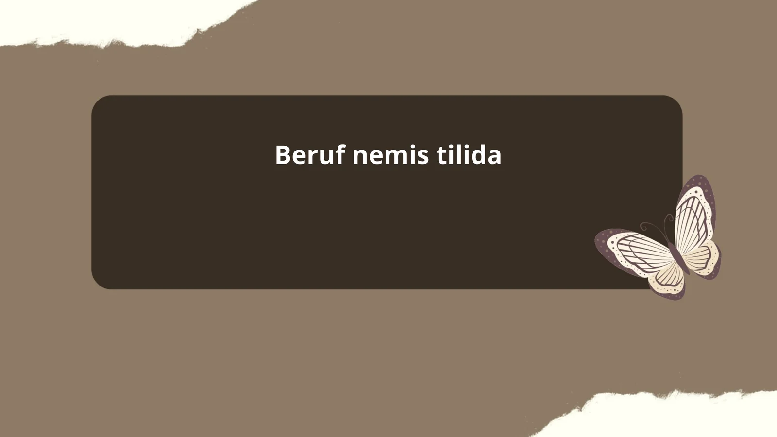 Beruf nemis tilida