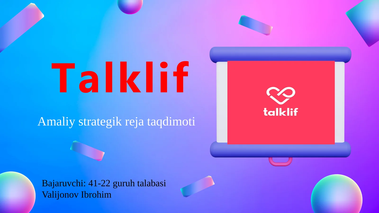 Talklif