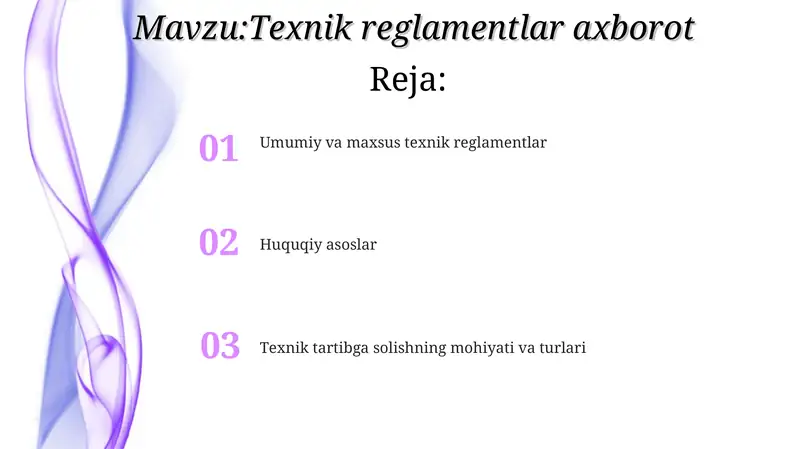 Texnik reglamentlar axborot