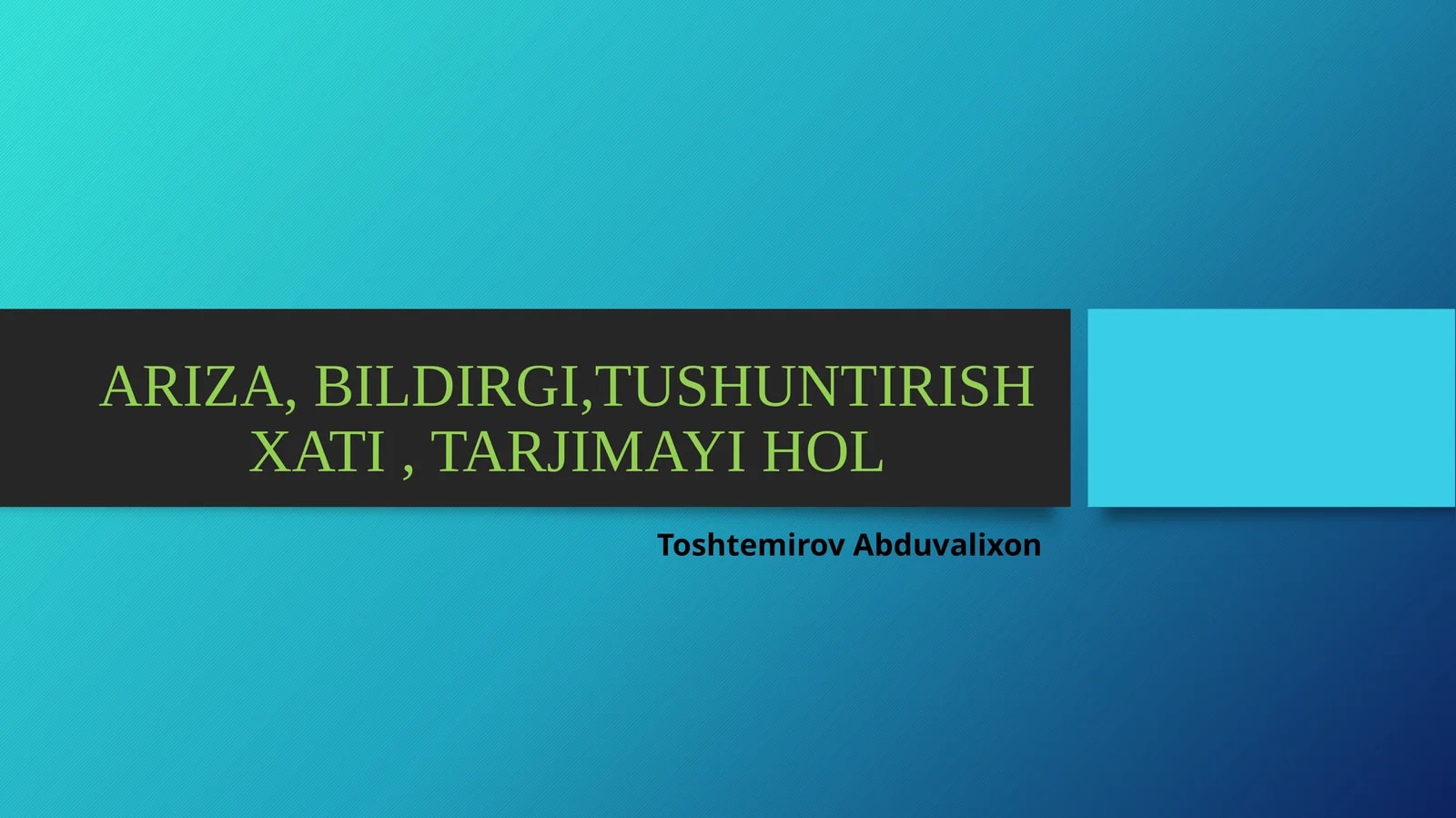 Product slide 1
